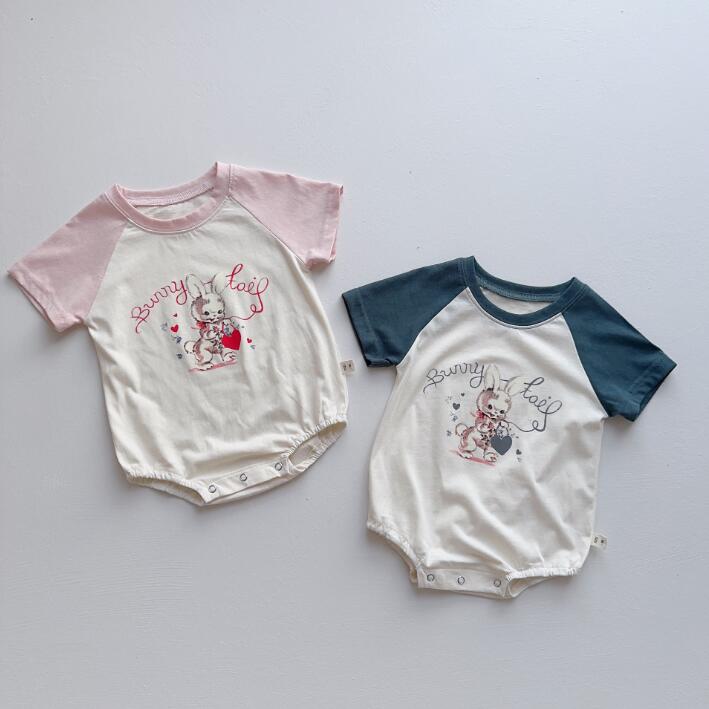 2023★春夏新作★韓国風ベビー服★ロンパース★2色66-90CM