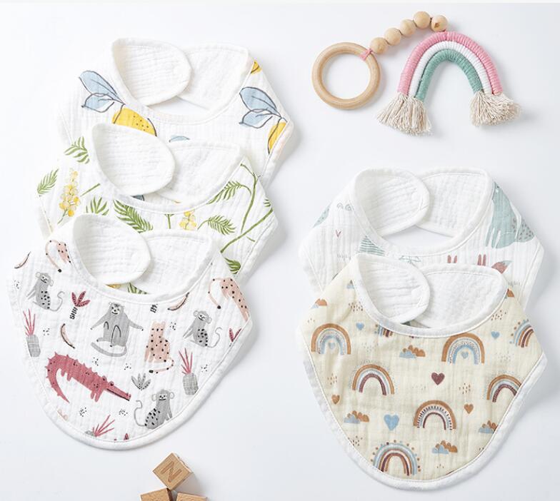 新登場★ベビー涎掛け　ハンカチ★棉質★14種