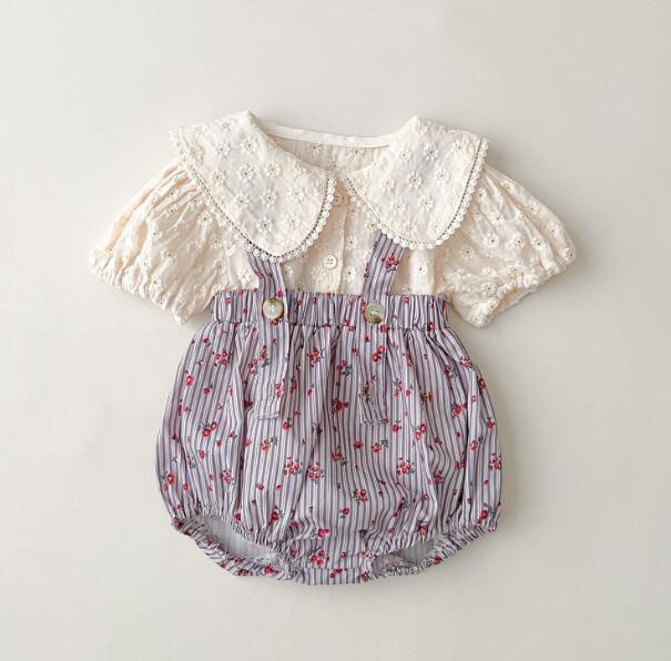 2023夏新入荷★ベビー服　トップス&サロペット分けて★66-100★