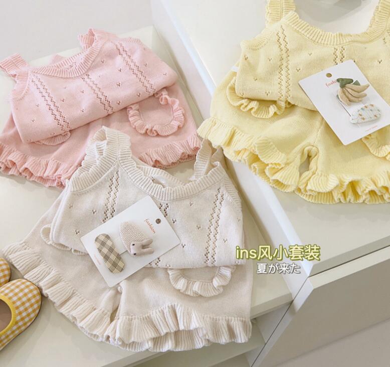 2023新品★子供服　ニットセットアップ★80-140cm★3色