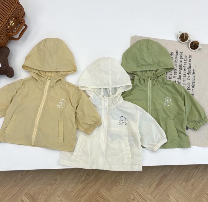 子供服★トップス★日焼け防止★韓国風子供服★ベビー★可愛い★薄手★4色★73-100CM