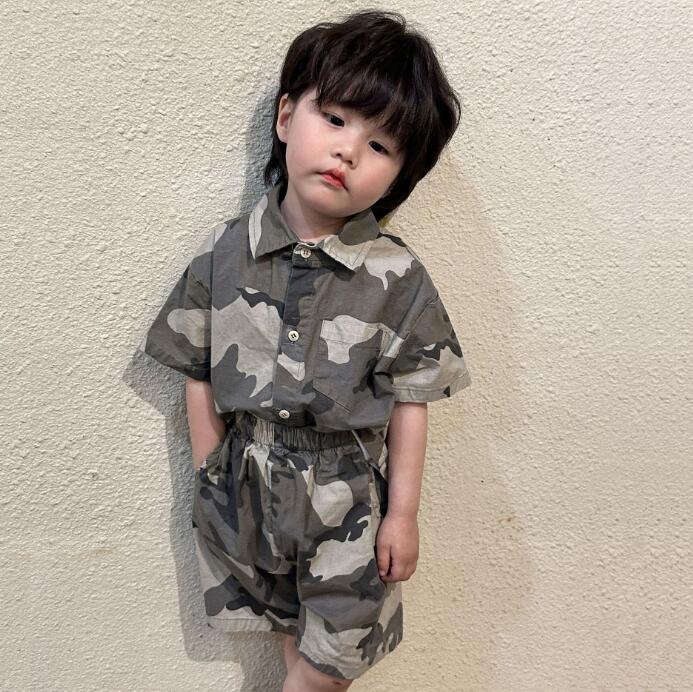 子供服★トップス+パンツ★セットアップ★キッズ男の子★韓国風子供服★格好いい★80-150CM