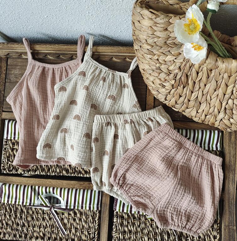 2023新品★子供服　トップス+ズボン　セットアップ　2色★66-110cm