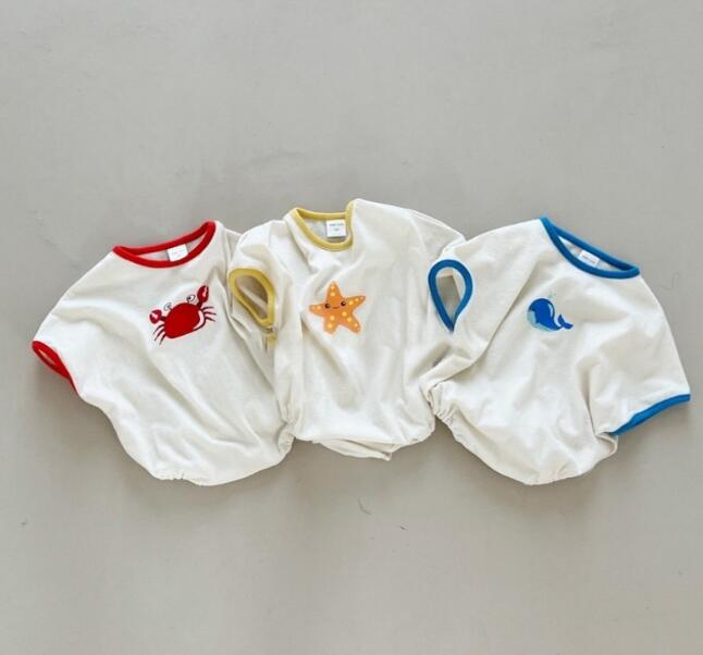 2023夏新品★ベビー服★ロンパース★66-90cm★2色