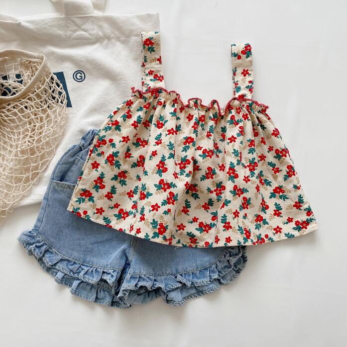 子供服★トップス+パンツ★セットアップ★韓国風子供服★キッズ女の子★90-130CM