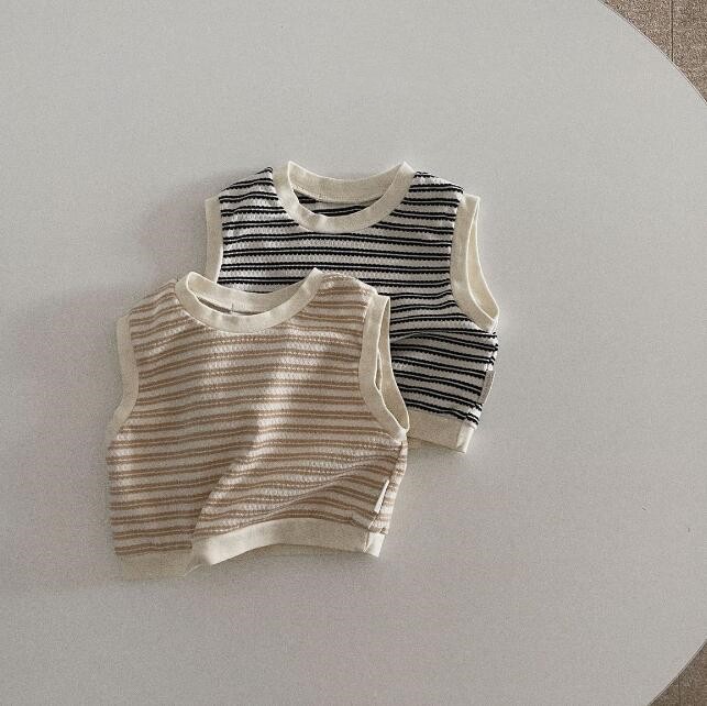 2023★春夏新作★韓国風子供服★ベスト★2色73-110CM