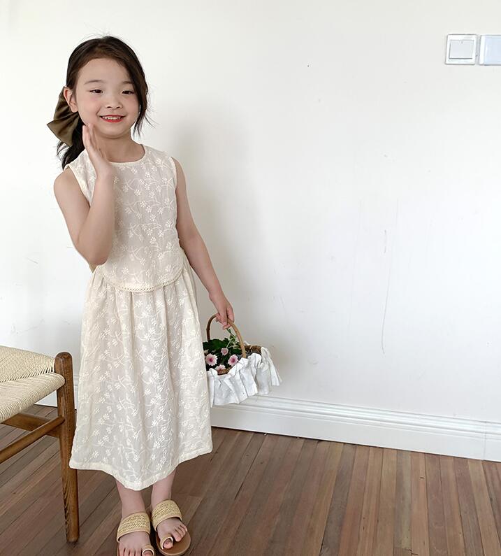 2023年新品★子供服　トップス+スカート★90-150cm★