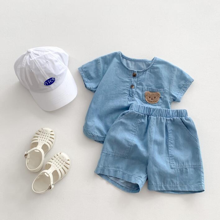 子供服★トップス+パンツ★セットアップ★韓国風子供服★ベビー★男女兼用★薄手★73-110CM