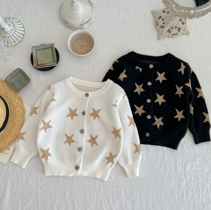 秋★子供服★カーディガン★トップス韓国風子供服★ベビー★長袖★セーター★2色★66-100CM