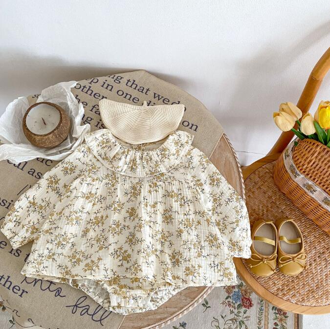 子供服★ロンパース★連体服★韓国風子供服★ベビー★花柄★可愛い★66-90CM