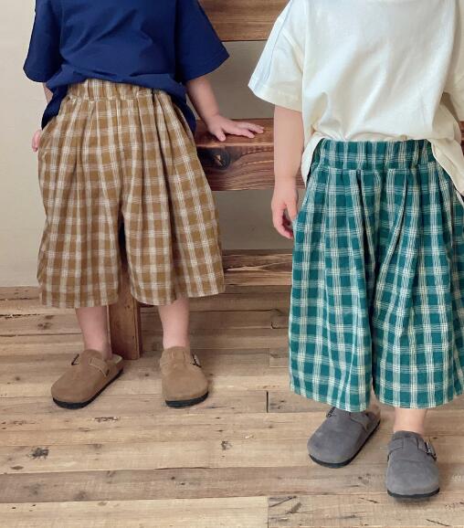 子供服★ボトムス★七分丈パンツ★韓国風子供服★キッズ★男女兼用★2色★80-130CM