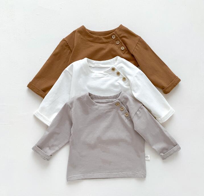 子供服★トップス★Tシャツ★韓国風子供服★ベビー★長袖★男女兼用★3色★73-100CM