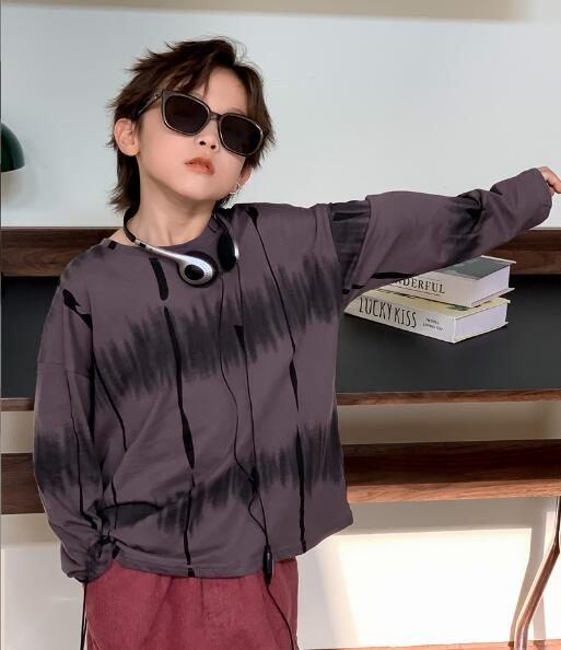 子供服★トップス★Tシャツ★韓国風子供服★キッズ男の子★長袖★2色★90-150CM