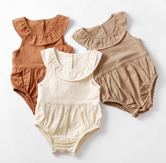 2023★春夏新作★韓国風子供服★ロンパース★3色52-80CM