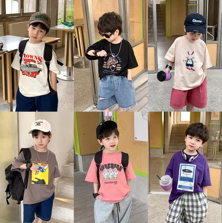 2023★春夏新作★韓国風子供服★Tシャツ★6色90-150CM