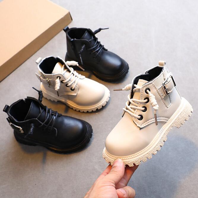 靴★子供靴★キッズ靴★ショートブーツ★シューズ★キッズ女の子★2色「21-30#」