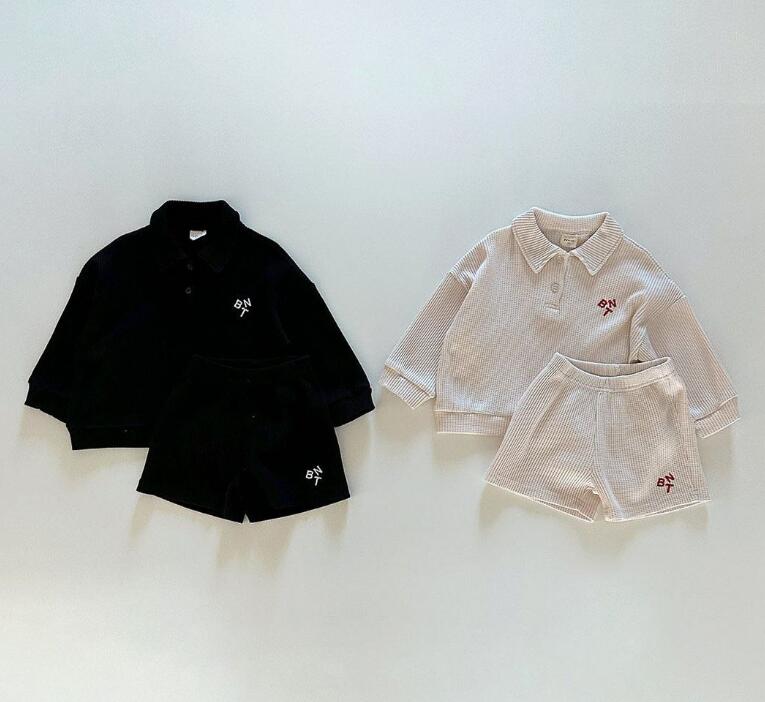 2023秋新品★子供服　トップス+ズボン　セット★73-100cm★2色