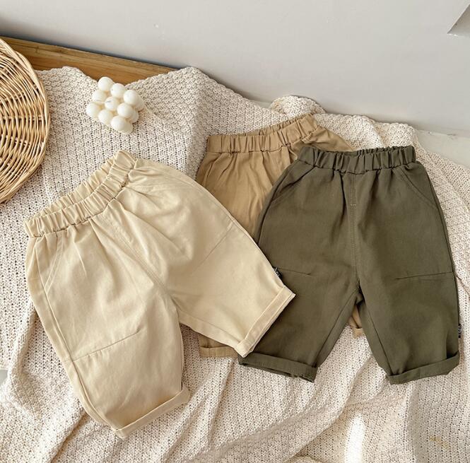 子供服★ズボン★ボトムス★韓国風子供服★ベビー★無地★カジュアル★3色★66-100CM