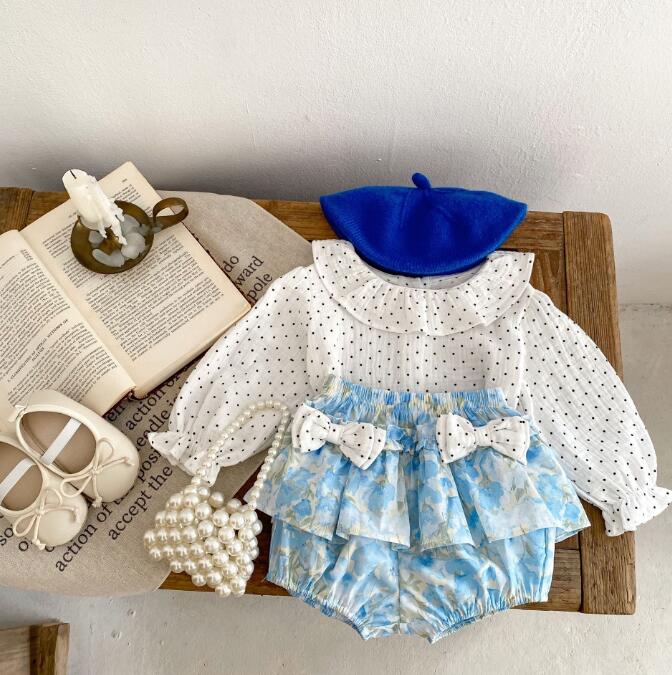 子供服★トップス+パンツ★セットアップ★韓国風子供服★ベビー★長袖★66-100CM