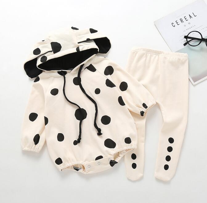 子供服★ロンパース+ズボン★セットアップ★長袖★韓国風子供服★ベビー★可愛い★66-90CM