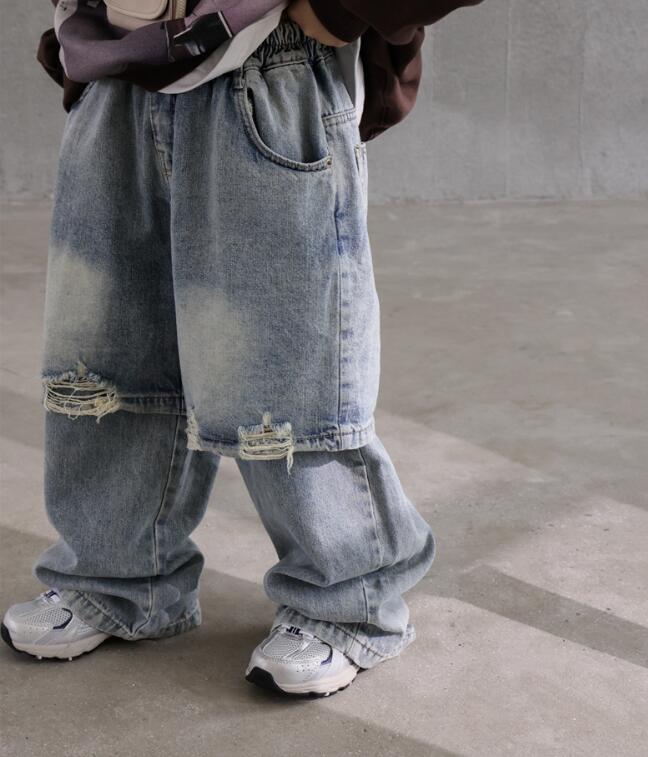 2023★春秋新作★韓国風子供服★ジーンズ★90-150CM