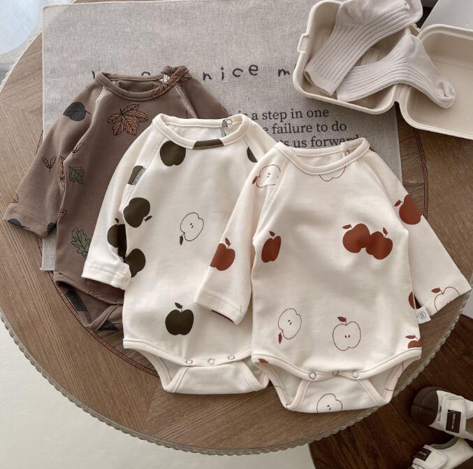 子供服★ロンパース★連体服★長袖★韓国風子供服★ベビー★可愛い★3色★66-90CM