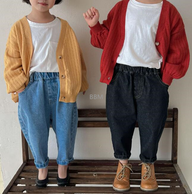 2023★春秋新作★韓国風子供服★ジーンズ★2色80-130CM