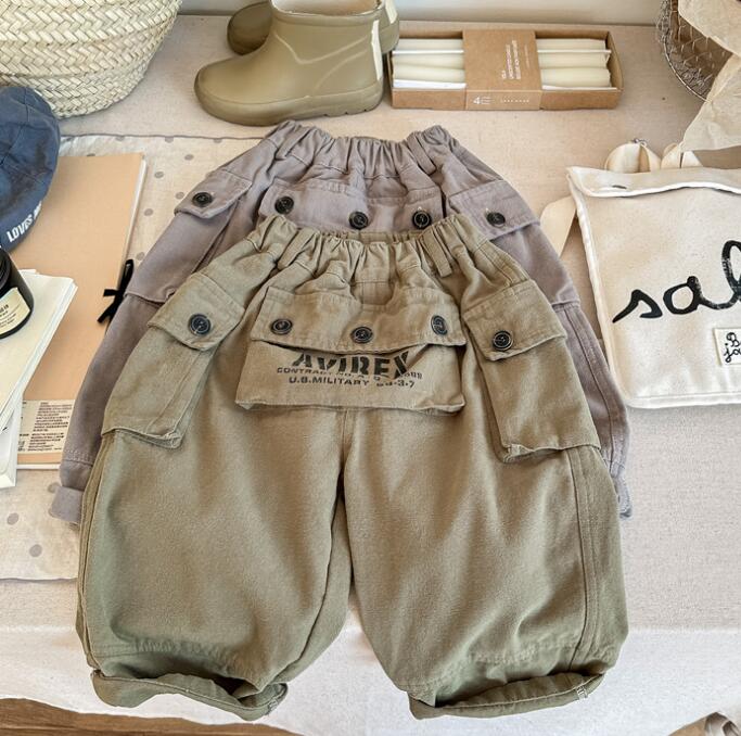 子供服★ボトムス★ズボン★男女兼用★韓国風子供服★カジュアル★2色★80-130CM