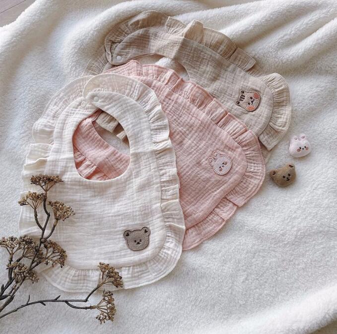 よだれかけ★子供用★涎掛け★ベビー向け★赤ちゃん用★男女兼用★可愛い★3色