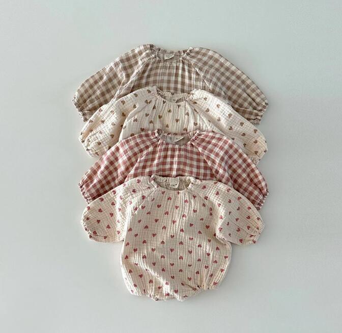 2023★春秋新作★韓国風ベビー服★ロンパース★4色66-90CM