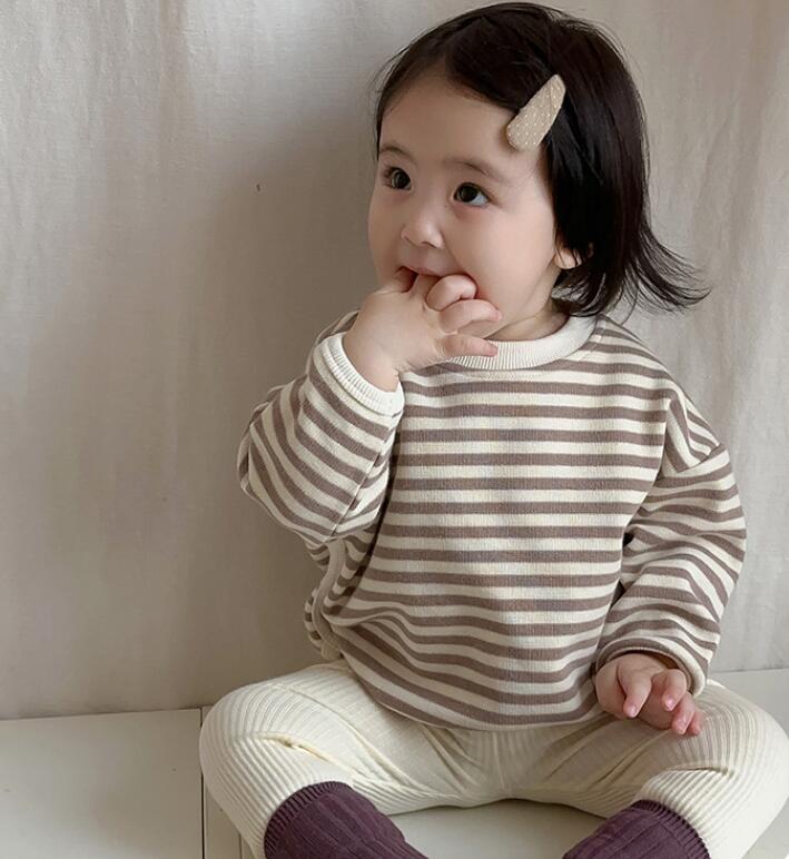 2022秋新品★子供服　トップス&タイツ分けて販売　2色★66-110cm