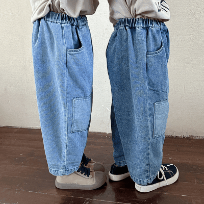 キッズ デニムパンツ 秋冬新作 ナチュラル系 スラックス ジーンズ ジーンズ ユニセックス 80-150