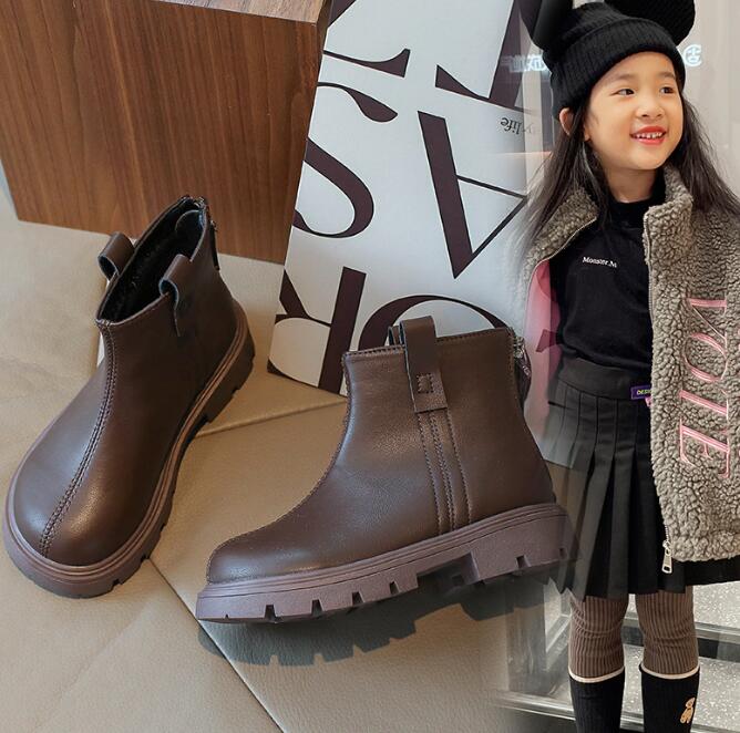 【2023秋】子供靴★シューズ★キッズ靴★靴★キッズ女の子★マーチンブーツ★3色★26-36#