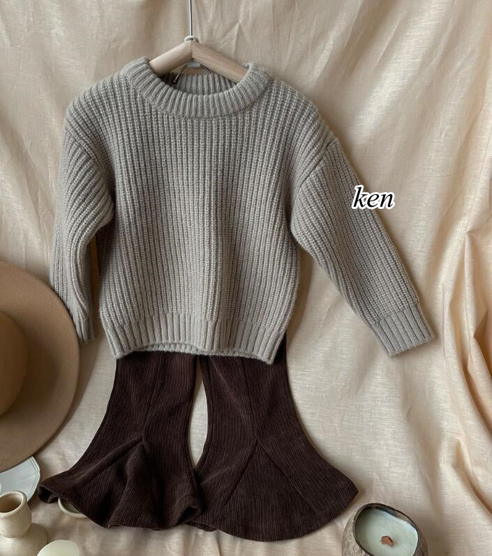 2023秋新品★子供服　ズボン★90-140cm★2色