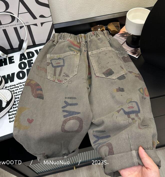 2023秋新品★子供服　ズボン★90-140cm★