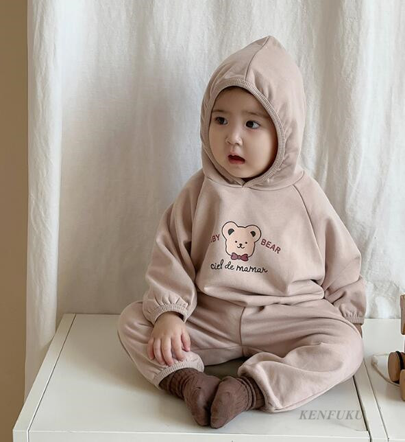 2023年秋新品★ベビー服　トップス+ズボン　セットアップ★66-100cm★2色