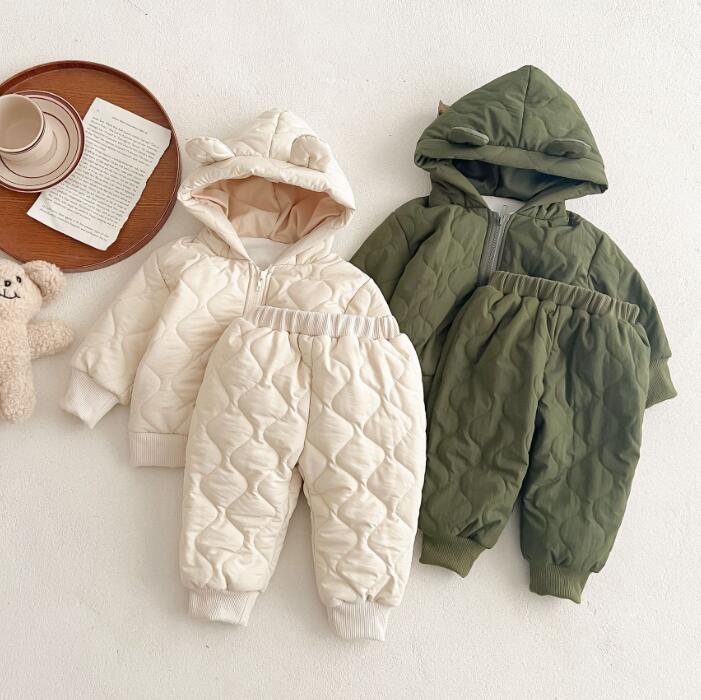 「2023秋冬」子供服★セットアップ★トップス+ズボン★韓国風子供服★男女兼用★2色★73-100CM