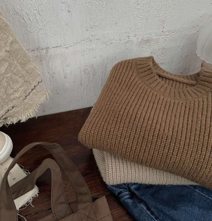 2023★春秋新作★韓国風子供服★セーター★2色90-130CM