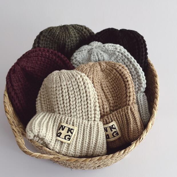 「2023秋冬」子供用★帽子★キッズ★ニット帽子★韓国風★男女兼用★暖かい★防寒★6色