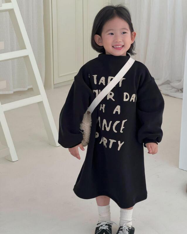 2023★秋冬新作★韓国風子供服★ワンピース★2色80-140CM