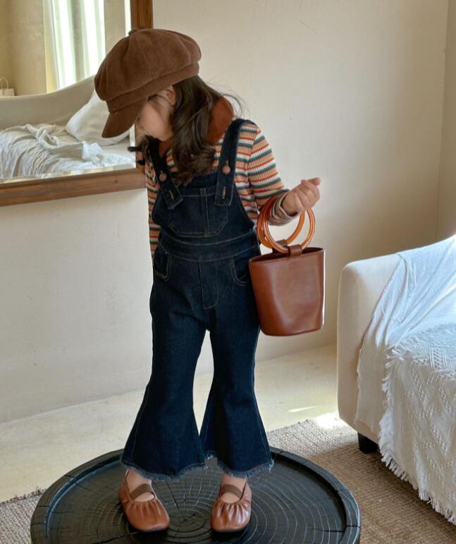 2023秋新★子供服　トップス&サロペット分けて販売★90-140cm★