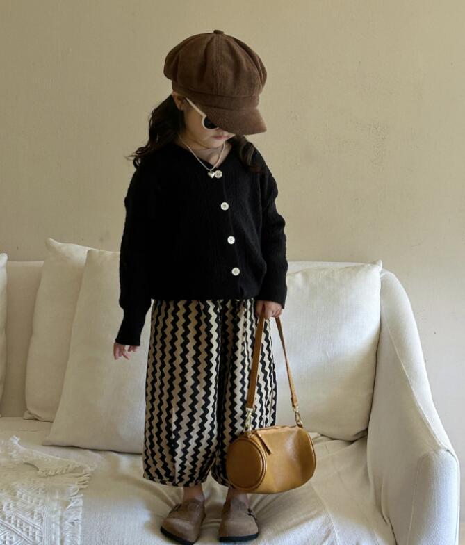 2023秋冬★子供服　トップス&カーディガン&ズボン分けて販売★90-140cm★