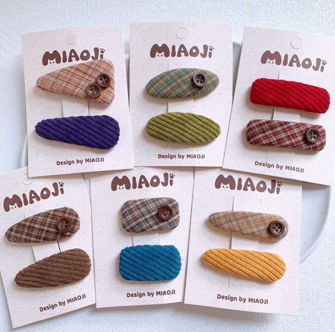 髪飾り★まとめ髪用★ヘアアクセサリー★子供用★キッズ★ヘアピン★2枚入り★多色