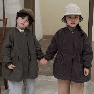 秋冬新作 ナチュラル系 ユニセックス トレンチコート 裏ボア裏起毛 ジャケット 厚手 コート上着 80-150