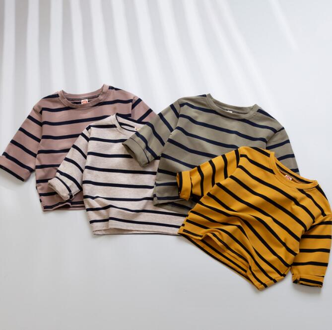 子供服★トップス★Tシャツ★長袖★韓国風子供服★キッズ★男女兼用★4色★80-120CM