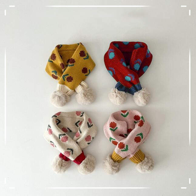 子供用★マフラー★防寒★襟巻き★スカーフ★キッズ女の子★暖かい★7色