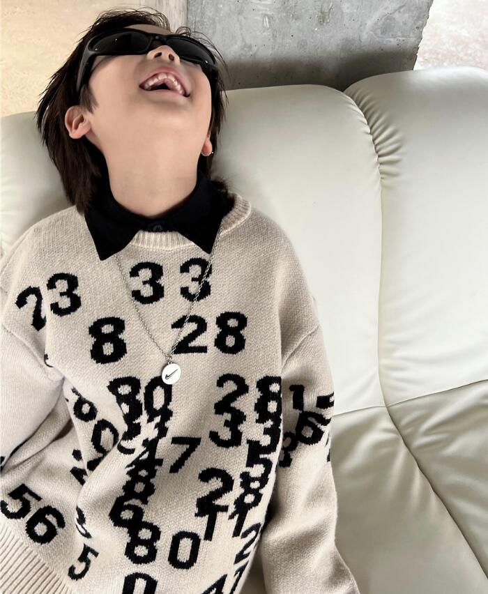 2023★春秋新作★韓国風子供服★セーター★2色90-160CM