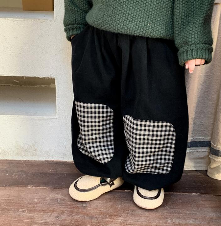 2023秋冬★キッズ服　厚手ズボン★80-130★2色