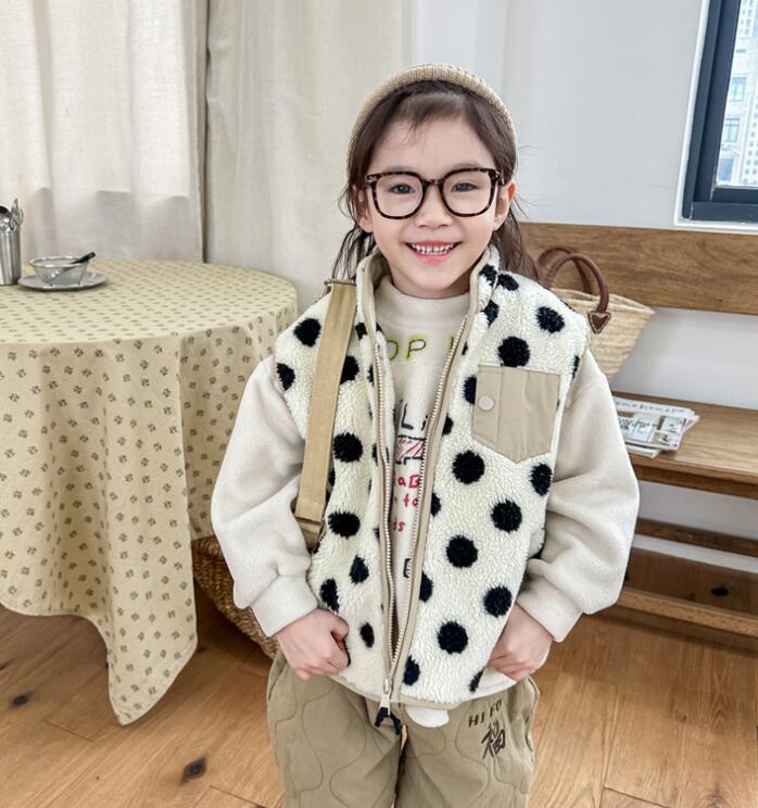 2023★秋冬新作★韓国風子供服★チョッキ★2色80-130CM