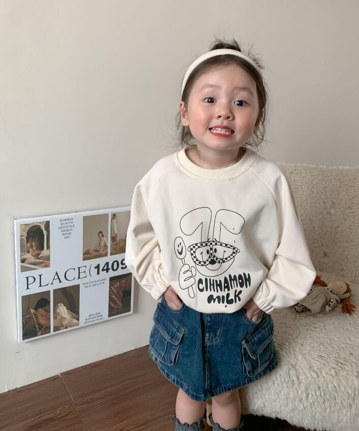 2023★春秋新作★韓国風子供服★トレーナー★2色80-140CM